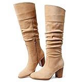 Erocalli Suede Knee-High Boots Fall Boot For Women...
