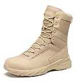 NINGO Men's Military Tactical Work Boots, Lightweight...