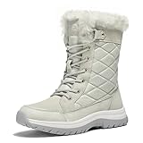 mysoft Women's Winter Boots Water Resistant Insulated...