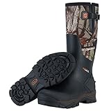 HISEA Rubber Hunting Boots for Men Waterproof Rain...