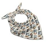 GZVGZV Silk Bandanas for Men Women - Elegant Cowboy...