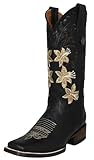 Texas Legacy Womens Annie Black Western Boots Leather...