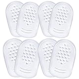 TEHAUX Invisible Gel Heel Inserts 4 Pairs Non-Skid...