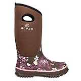 ROPER Womens Barnyard 12 Inch Floral Round Toe Rain...