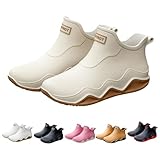 Rain Boots Women Ankle Rain Boots Rubber Sole Non-Slip...