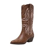 SelRoys Cowboy Boots for Women Cowgirl Mid Calf Western...