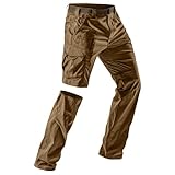 Convertible Cargo Tactical Pants for Men Zip Off...