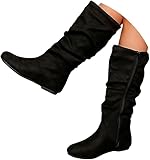 Pink Boots for Women Flat Boots Women Botas Para Mujer...