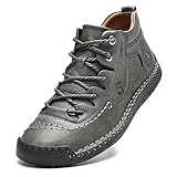 alcubieree Mens Casual Leather Shoes Ankle Chukka Boots...