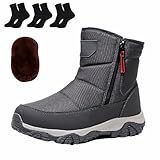 Men’s Waterproof Orthotic Winter Work Boots, Extreme...