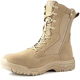 FREE SOLDIER Men's Work Tactical Boots 8 Inches Side...