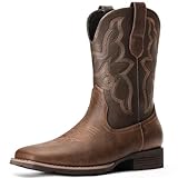 Dixhills Cowboy Boots For Men - Brown Western Boot...
