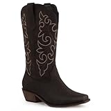 Glxybdas Cowboy Boots for Women Square Toe Mid Calf...