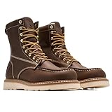 SUREWAY Mens 8 in Wedge Moc Soft/Steel Toe Work Boots...