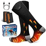 Heated Socks for Women - 5V5000mAh Rechargeable...