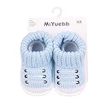 YPLOJOUO Newborn Knitted Booties Baby Sock Shoes Soft...