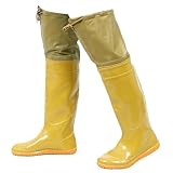 JPEOKOV Hip Waders Hip Wader 80cm High PVC Fishing Hip...