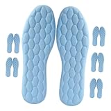 VICASKY 6 Pairs Unisex Anti-Slip Shoe Insoles Blue...