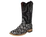 Texas Legacy Mens Gray Western Boots Pirarucu Fish...