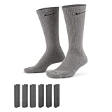 Nike U Nk Ed Pls Csh Crw 6pr – 132 Men's Socks,...