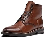 Men's Captain Lace-Up Boot, Brandy, 9