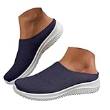 Women Mesh Platforms Sneakers Square Toe Lace up...