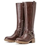 Ruiee Knee High Boots for Women Wide Calf Comfort...