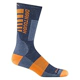 Darn Tough Vermont Backbone Boot Socks for Men, Indigo,...