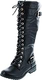 Forever Link Mango 27 Womens Knee High Buckle Riding...