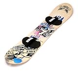 Flexible Flyer 51 Inch Wood Snowboard for Kids &...