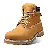 SAFETY LOONG Steel Toe Work Boots for Men, 6-Inch Non...