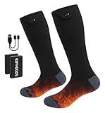 Heated Socks for Men Women 5000mAh Rechargeable Heated...