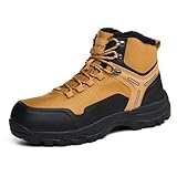 Stasslang Men's Waterproof Snow Boots Insulated Winter...