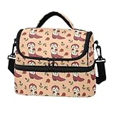 Msyxl Lunch Bag for Women Men, Cowboy Boots Double...