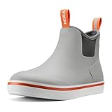 HISEA Deck Rain Boots for Men, Waterproof Fishing...