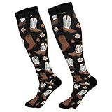 KOPIRIT Compression Socks for Women Men Western Boots...