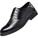 NCCDM Mens Breathable Leather Ankle Boots, Lightweight...