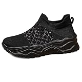 Toumov Womens Running Shoes Slip-On - Sock Sneakers Non...