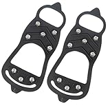 FOMIYES Winter Snow Shoe Covers with Ice Claws Non-Slip...