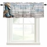 Valances for Windows, Western Cowboy Boots Light...
