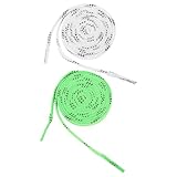 GALPADA 2 Pairs Waxed Hockey Skate Laces 84' (213cm)...