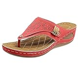 Thong Sandals Women Fashion Gold Womens Comfortable...