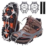 WIN.MAX Crampons for Shoes, Traction Cleats Ice Snow...