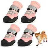 Furrtripsy Dog Boots, Waterproof Dog Shoes with...