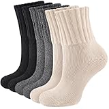 Niorasen Thermal Socks for Women, 3 Pairs Warm Thick...