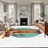 Non-Slip Rug Pad Rugs, Farm West Cowboy Boots Cactus...