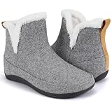 ERGOfoot Slipper Boots With Arch Support for Women Men,...