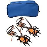 1 Pair Outdoor 12 - Toothed Spring Claw Crampons, Non...