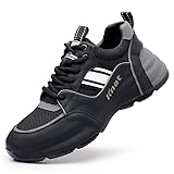 Men Breathable Mesh Chunky Sole Sport Sneakers Non Slip...