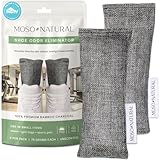 Moso Natural Shoe Deodorizer Inserts, Charcoal Odor...